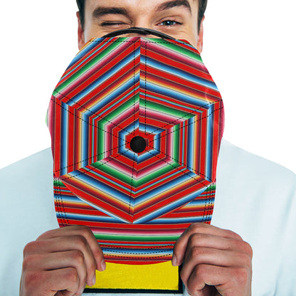 Serape Print Snapback Cap