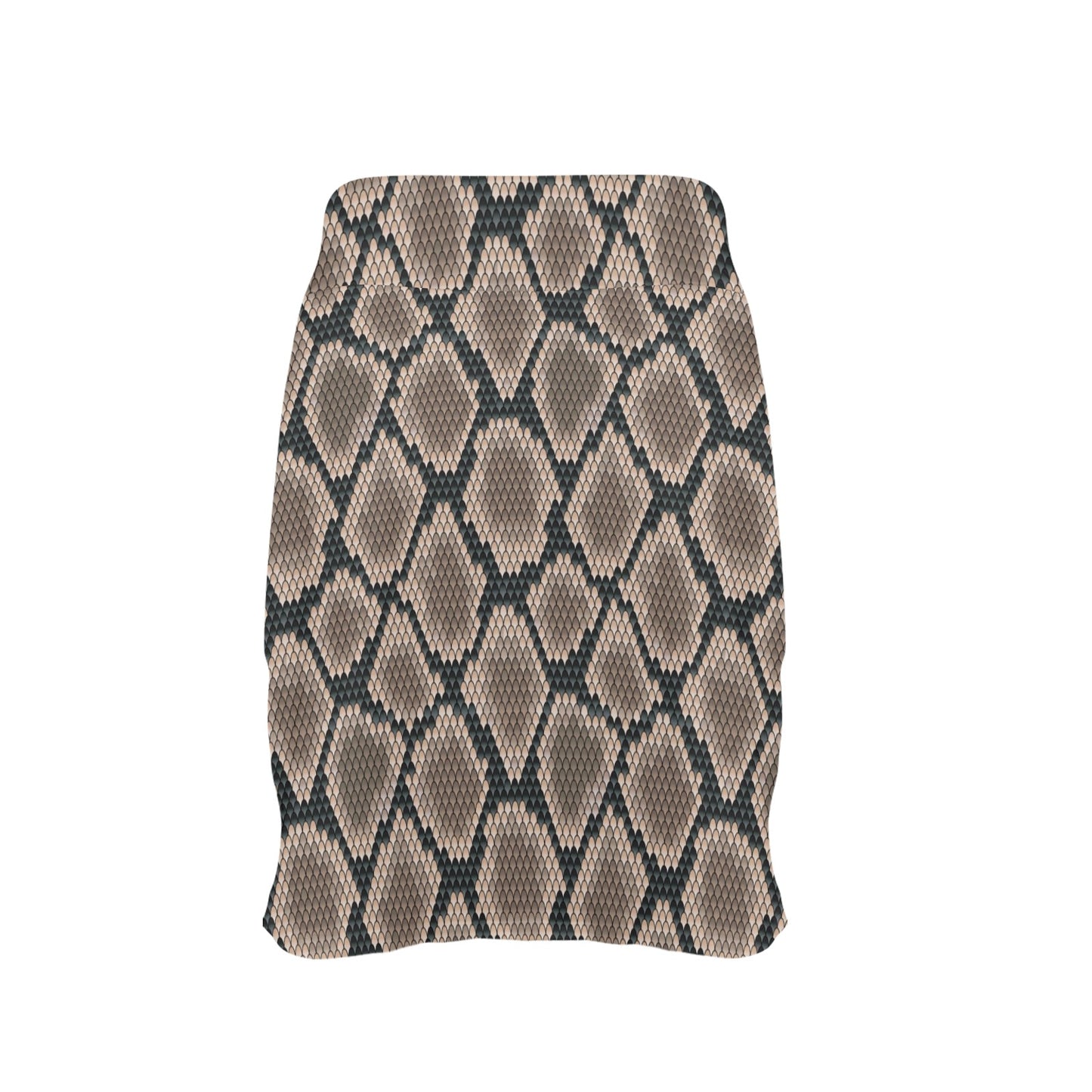 Snake Skin Design Print 17" Golf & Pickleball Skort with Pockets