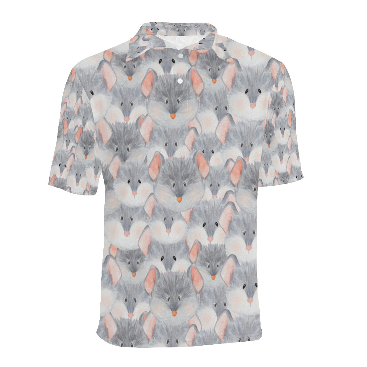 Rat Baby Pattern Print Design 02 Men Polo Shirt