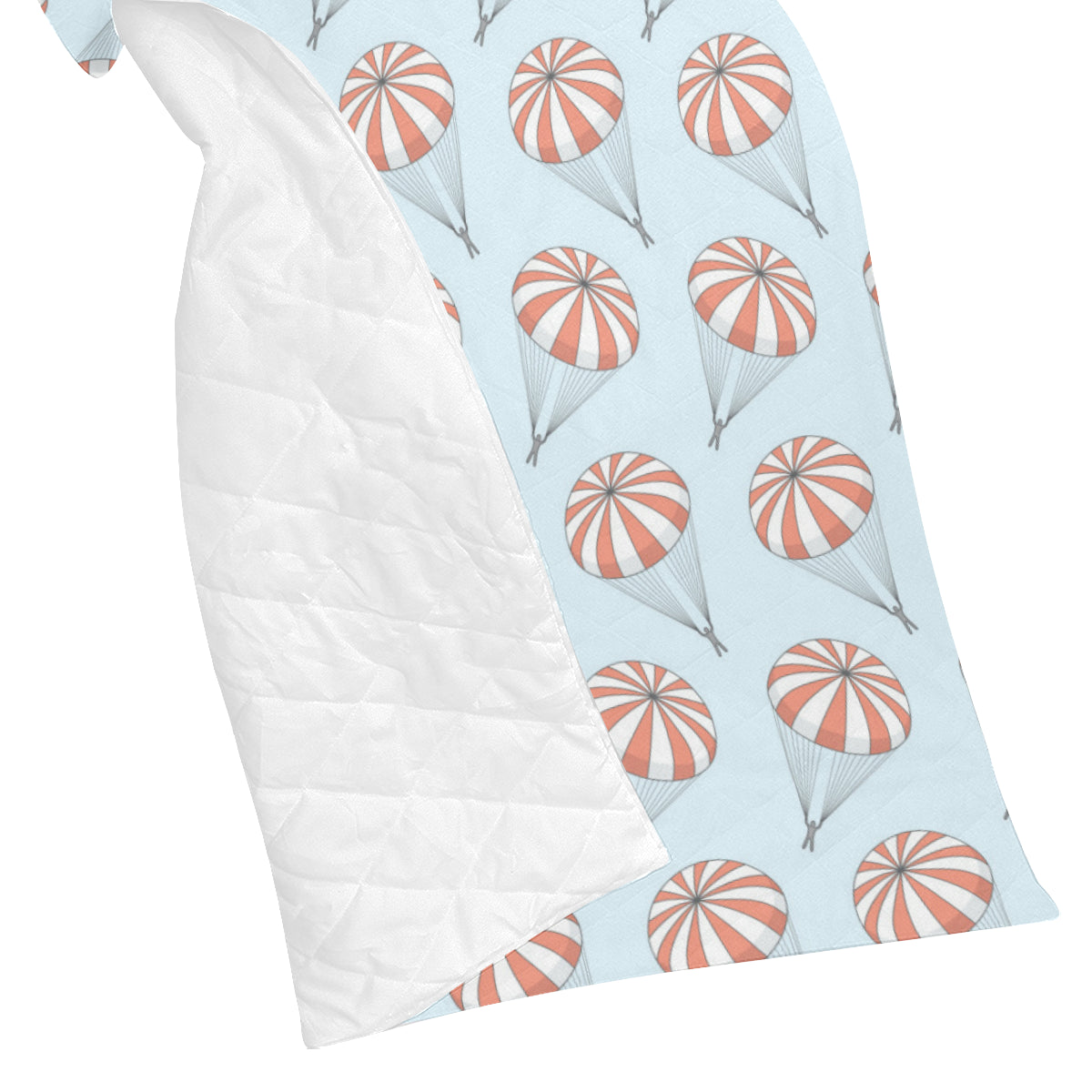 Skydiving Pattern Print Design 01 Premium Quilt