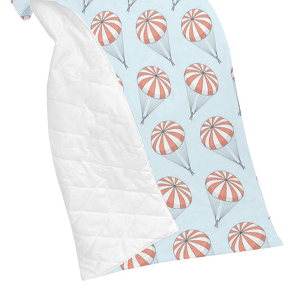 Skydiving Pattern Print Design 01 Premium Quilt