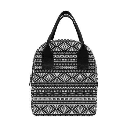 Tribal Pattern Print Design LKS301 Insulated Lunch Bag