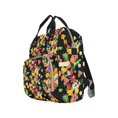 Tropical Fruits Pattern Print Design TF02 Diaper Bag Backpack