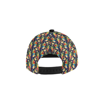 Parrot Themed Design Snapback Cap