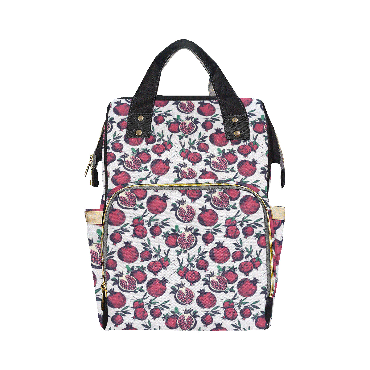 Pomegranate Pattern Print Design PG01 Diaper Bag Backpack