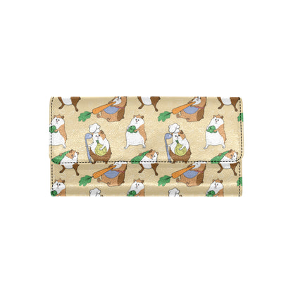 Guinea Pig Pattern Print Design 03 Women's Trifold Wallet