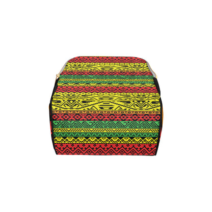 Rastafarian Pattern Print Design A02 Diaper Bag Backpack