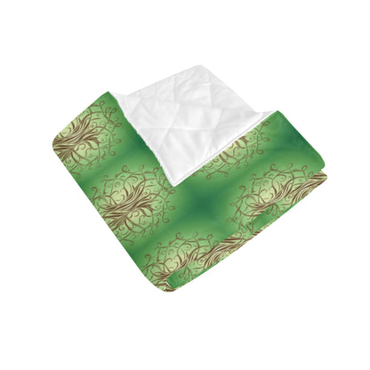 Celtic Pattern Print Design 05 Premium Quilt