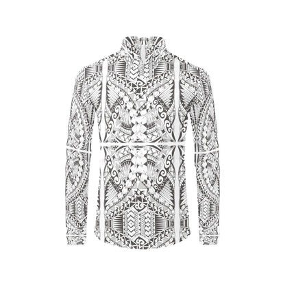 Samoan Style Print Design LKS301 Men's Long Sleeve Dress Shirt