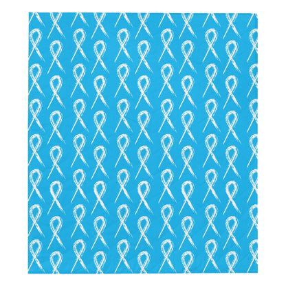 Prostate cancer Pattern Print Design A03 Premium Quilt