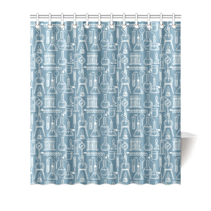 Chemical Pattern Print Design 05 Shower Curtain