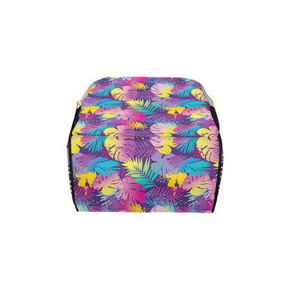 Palm Leaf Pattern Print Design A04 Diaper Bag Backpack