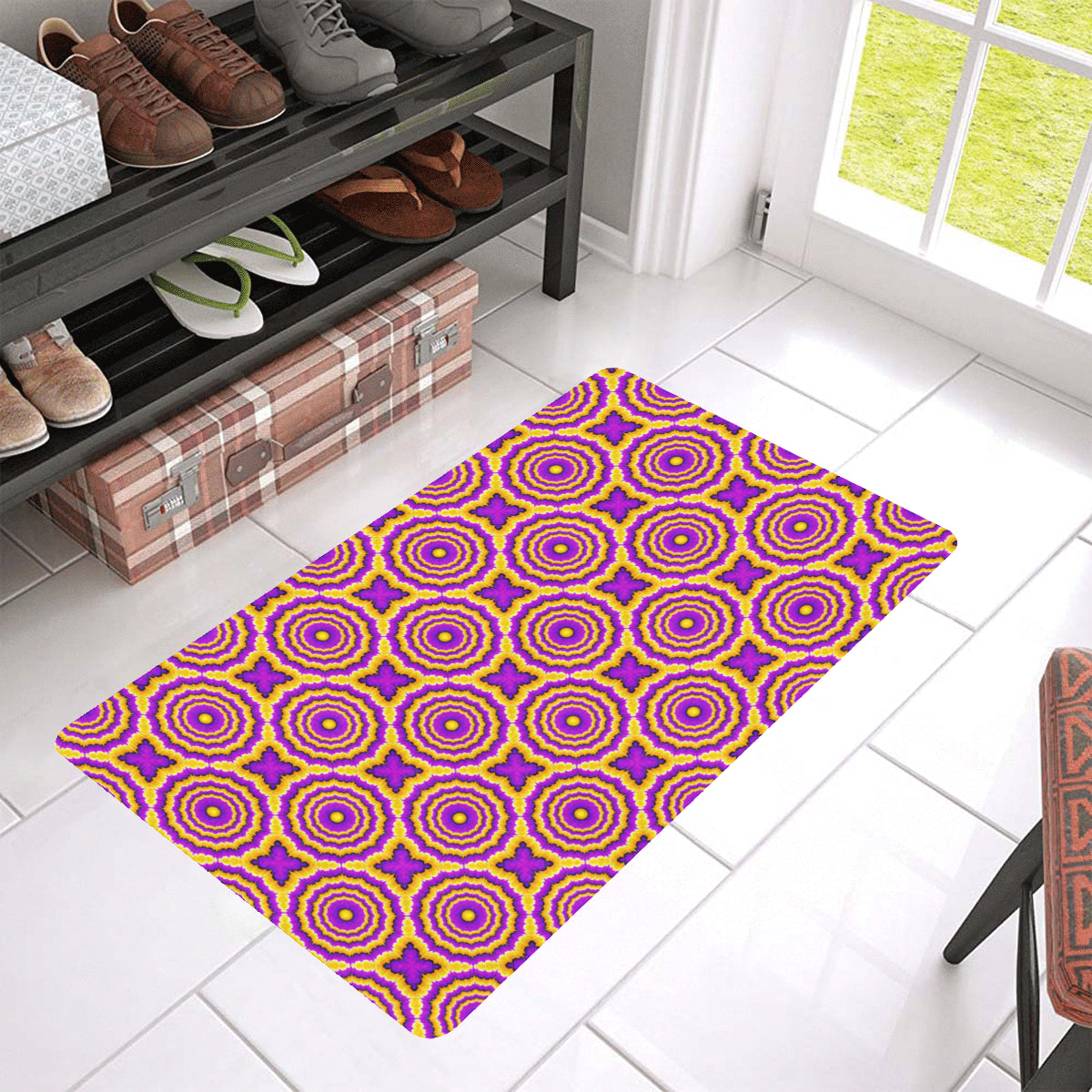 Optical illusion Expansion Rubber Doormat