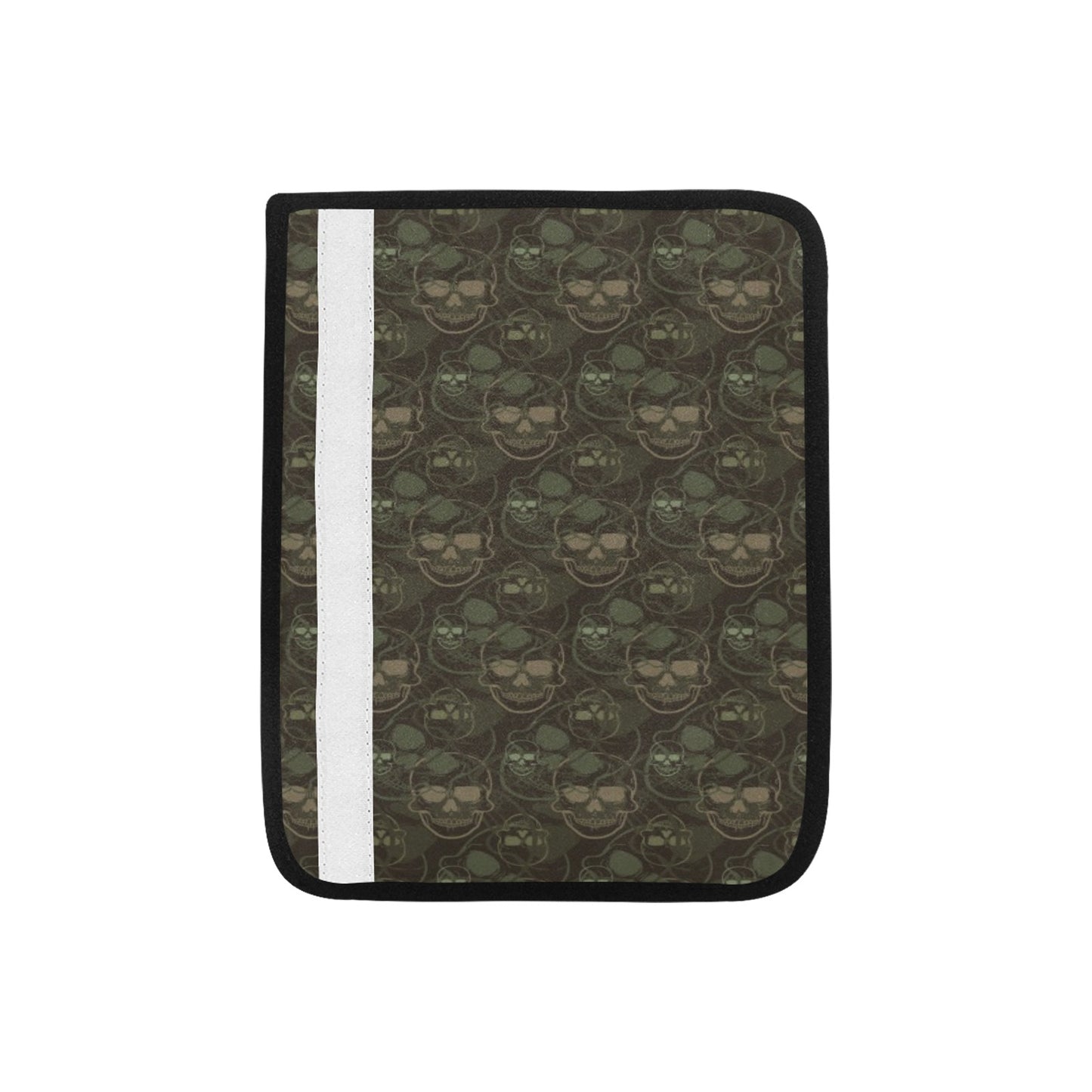 Skull Camo Style Print Design LKS308 Car Seat Belt Cover