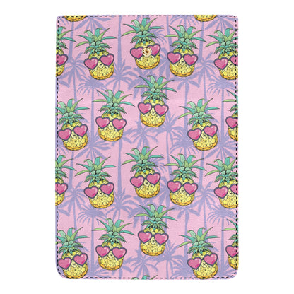 Pineapple Pattern Print Design PP06 Women's Trifold Wallet