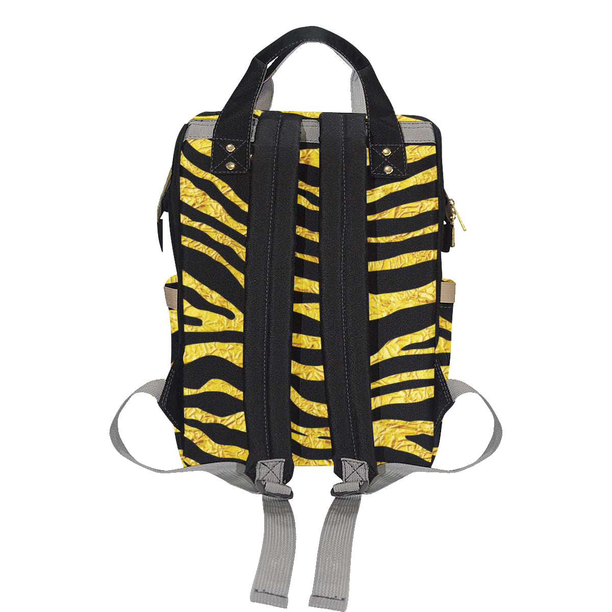 zebra Gold Diaper Bag Backpack