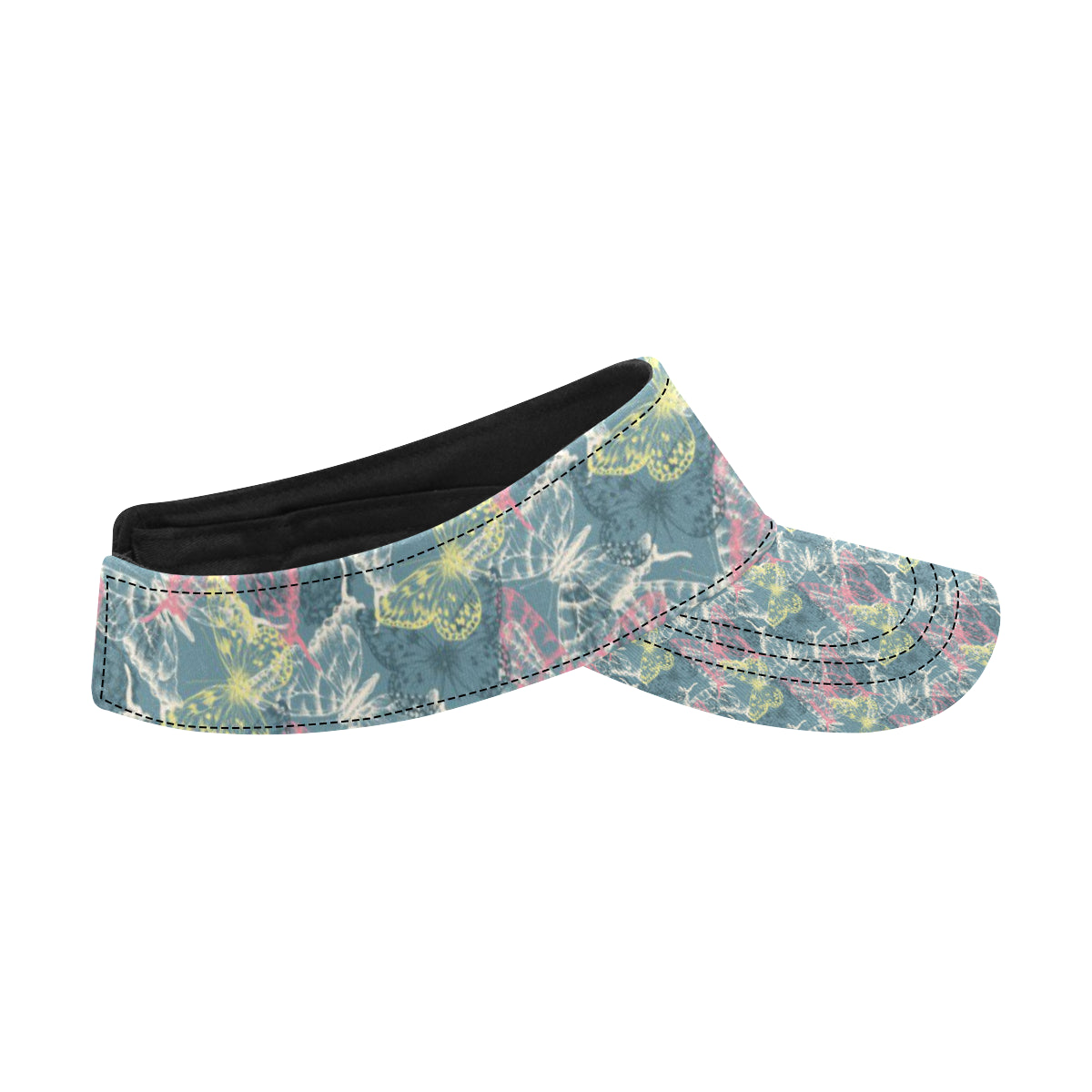 Butterfly Pattern Print Design 01 Unisex Sun Visor