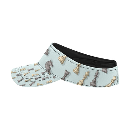 Chess Pattern Print Design 02 Unisex Sun Visor