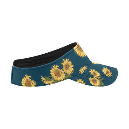 Sunflower Print Design LKS305 Unisex Sun Visor