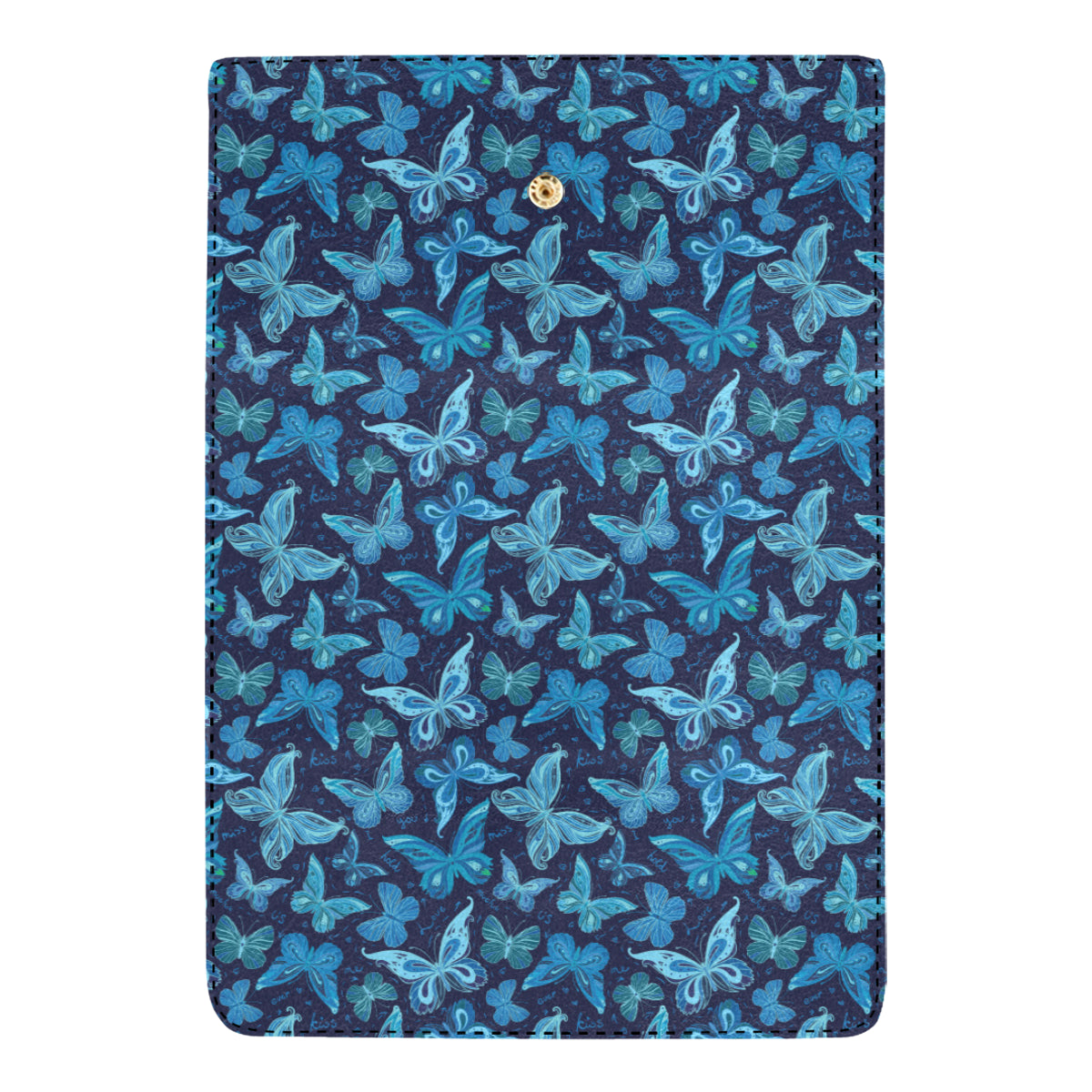 Butterfly Pattern Print Design 03 Women's Trifold Wallet