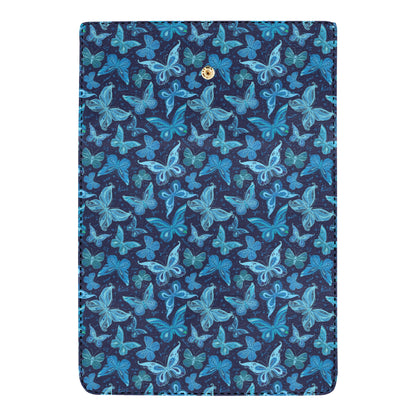 Butterfly Pattern Print Design 03 Women's Trifold Wallet