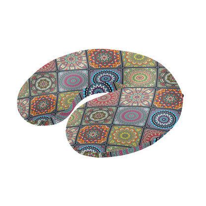 Bohemian Pattern Print Design 05 U-Shaped Travel Neck Pillow