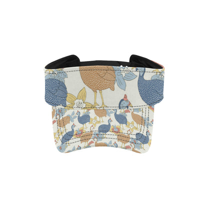 Guinea Fowl Pattern Print Design 01 Unisex Sun Visor