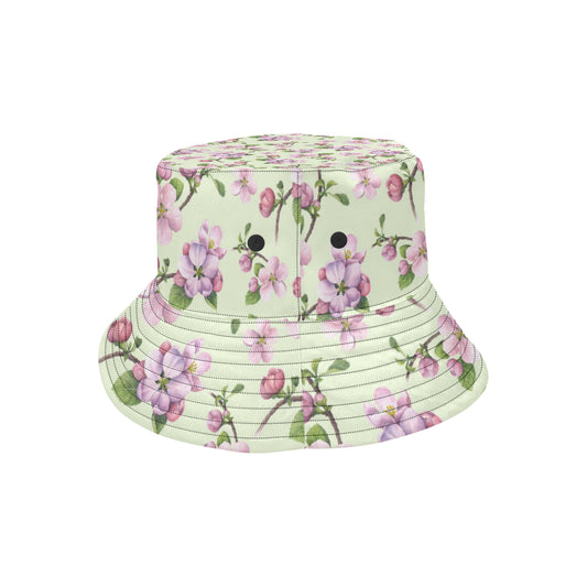 Apple blossom Pattern Print Design AB05 Unisex Bucket Hat