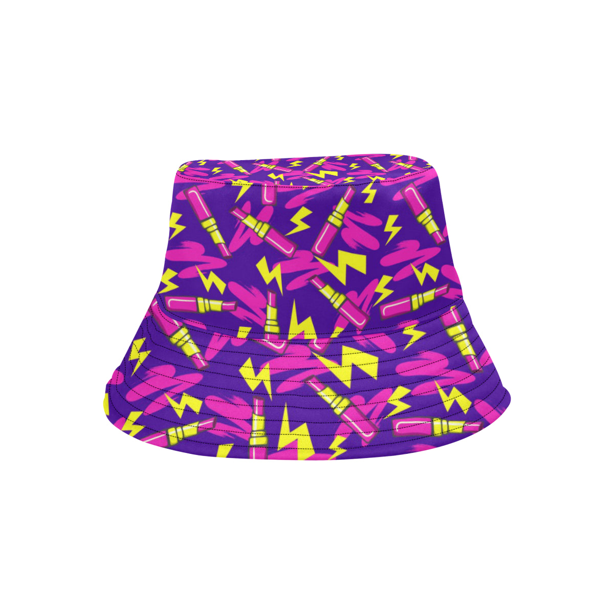 Lipstick Pattern Print Design LT04 Unisex Bucket Hat