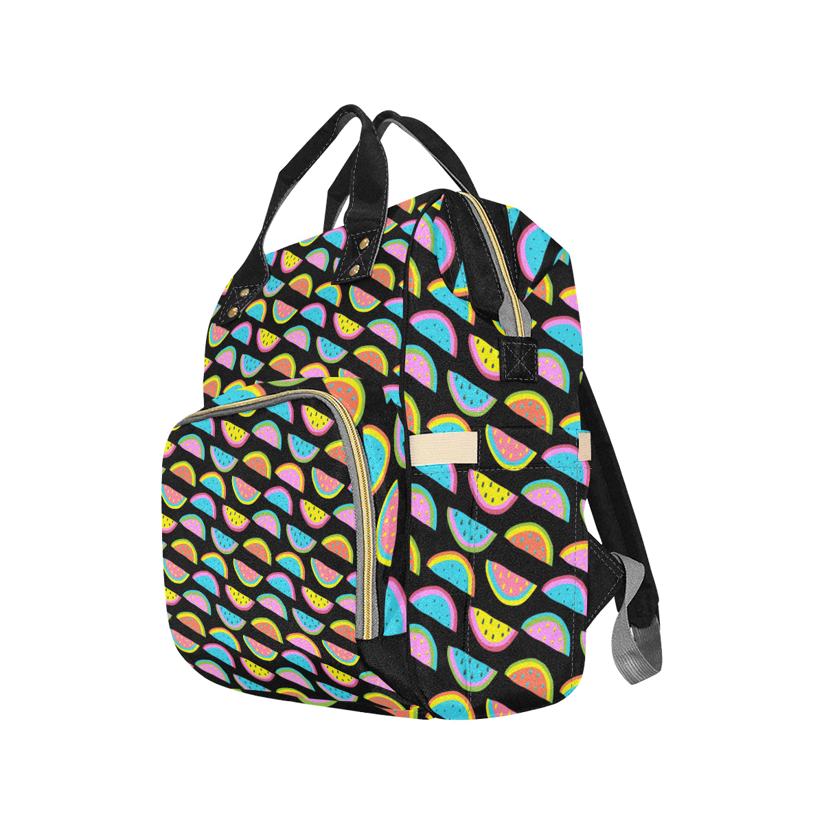 Watermelon Pattern Print Design WM08 Diaper Bag Backpack