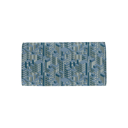 City  Pattern Print Design 01 Women's Trifold Wallet