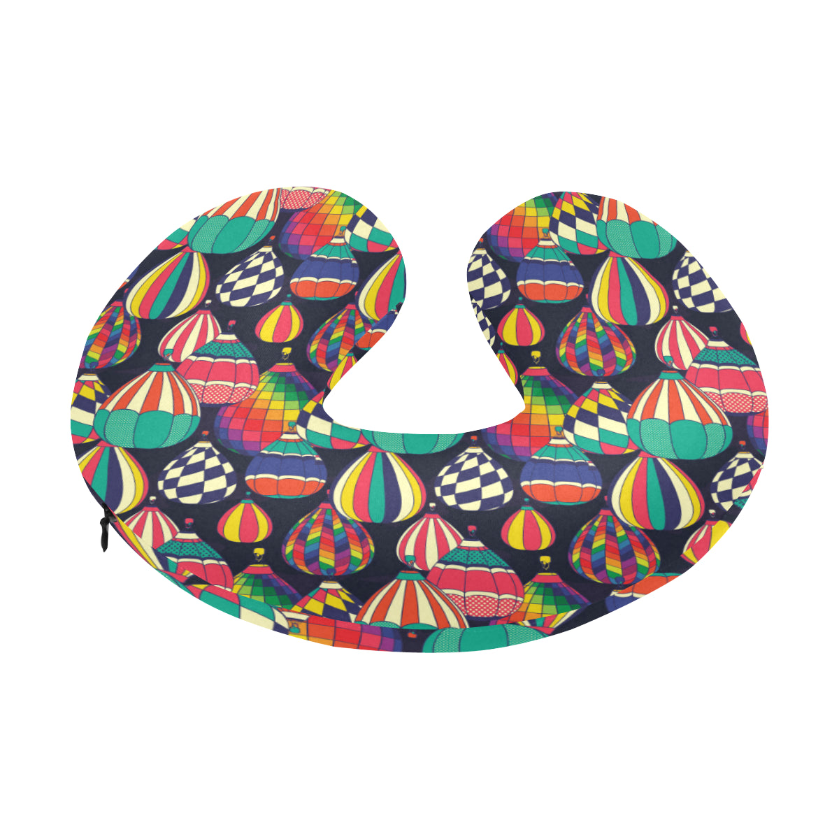 Ballon Pattern Print Design 02 U-Shaped Travel Neck Pillow