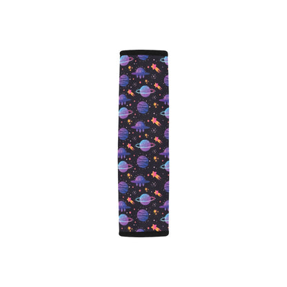 UFO Star Galaxy Print Design LKS308 Car Seat Belt Cover