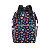 Planet Multicolor Print Design LKS302 Diaper Bag Backpack