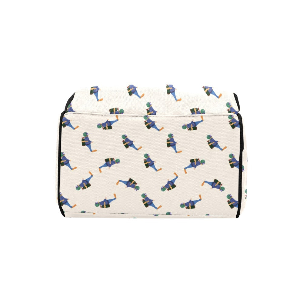 Scuba Driver Print Design LKS301 Diaper Bag Backpack