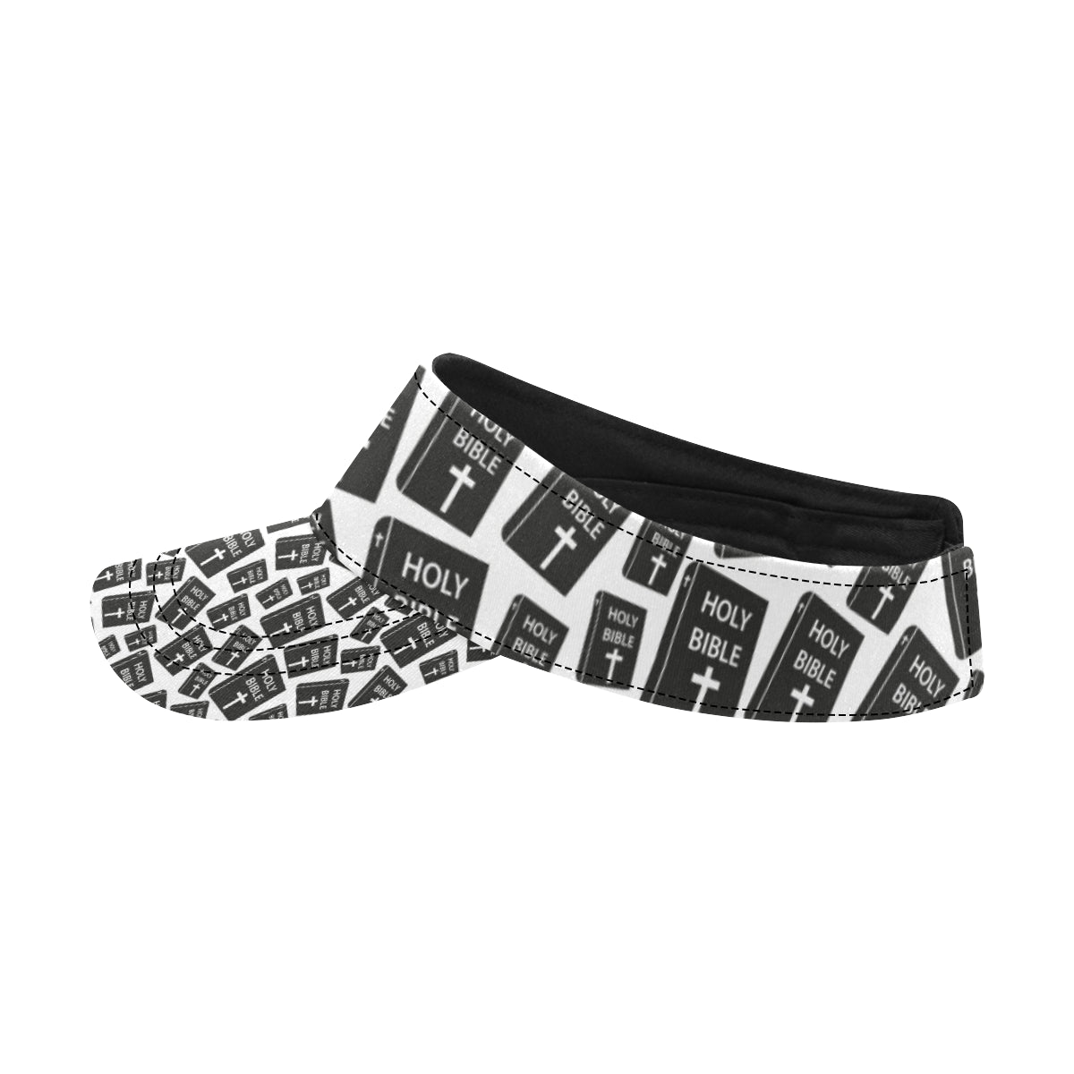 Christian Holy Bible Book Pattern Unisex Sun Visor