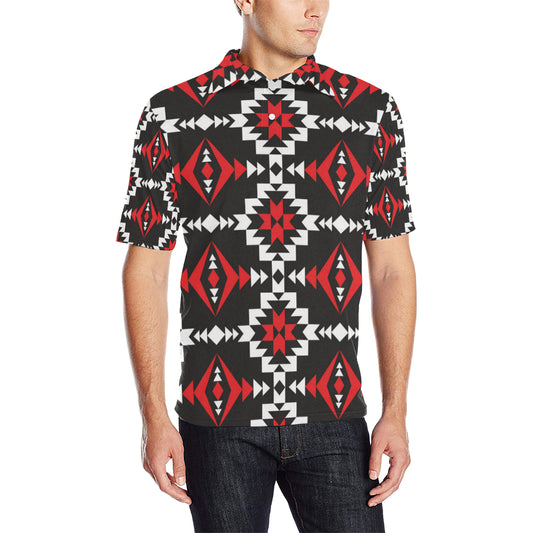Navajo Pattern Print Design A02 Men Polo Shirt