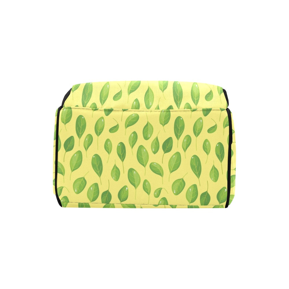 Spinach Print Design LKS302 Diaper Bag Backpack