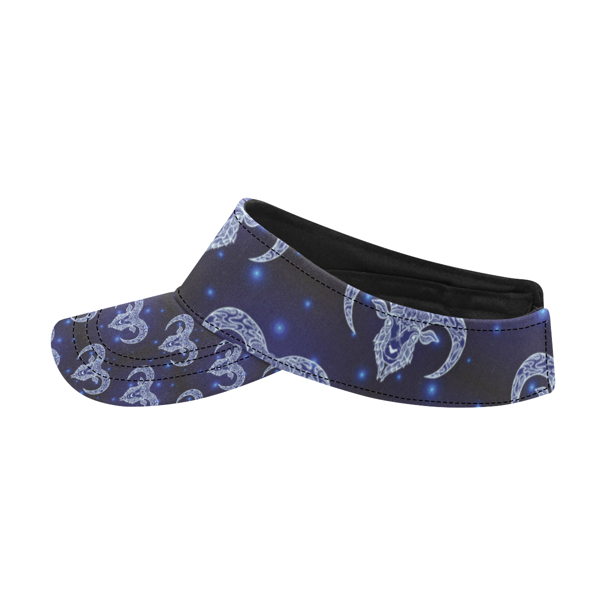 Aries Zodiac Pattern Print Design 01 Unisex Sun Visor