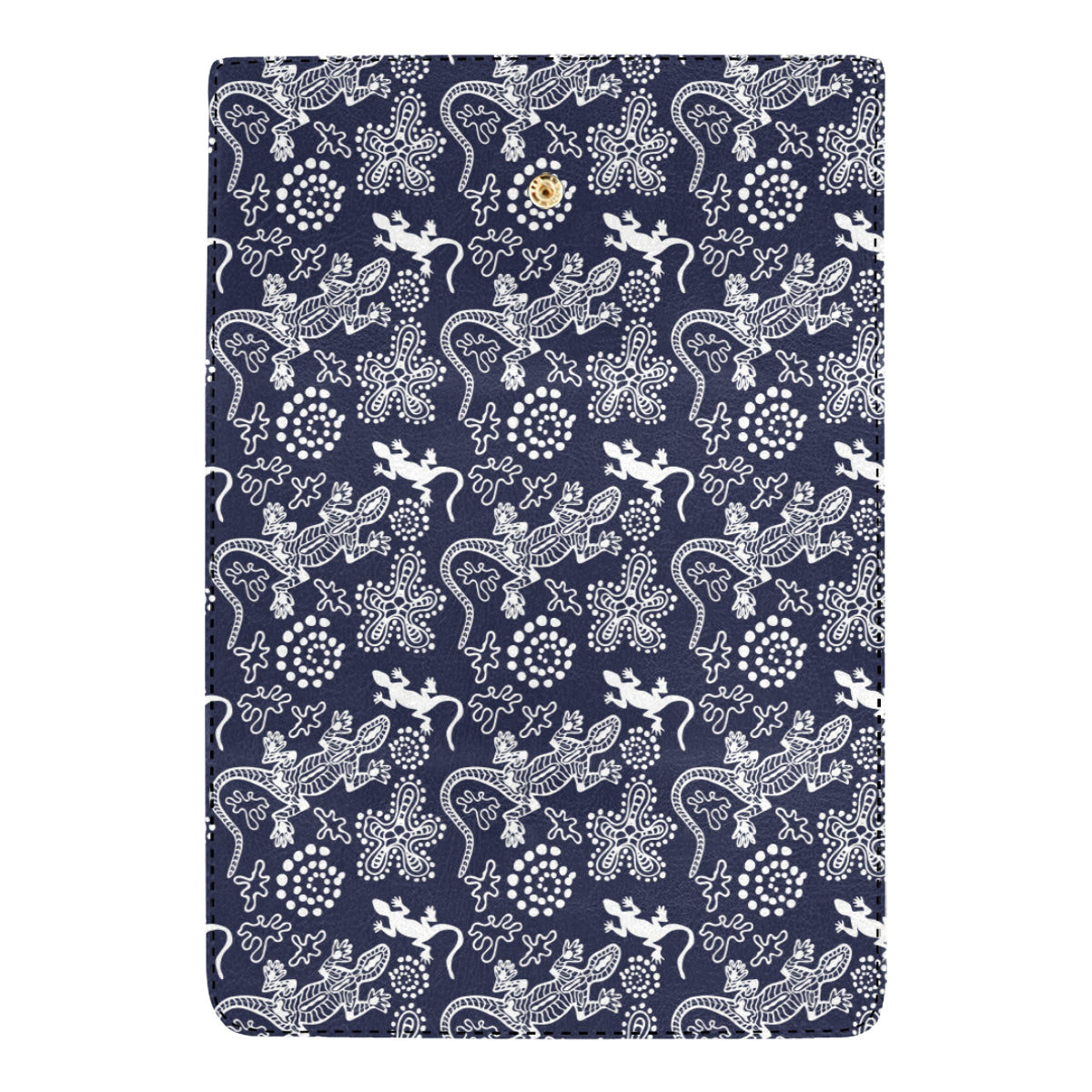 lizard Pattern Print Design 03 Women's Trifold Wallet