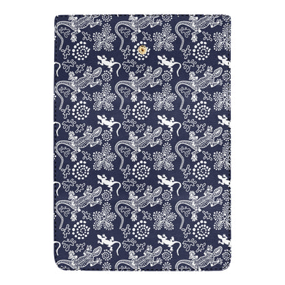 lizard Pattern Print Design 03 Women's Trifold Wallet