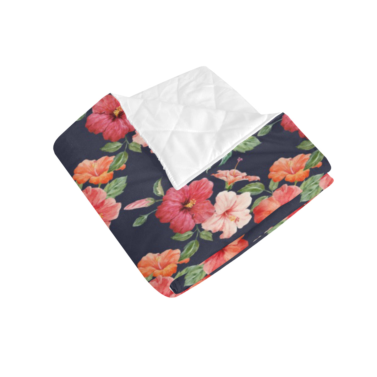 Tropical Flower Pattern Print Design TF020 Premium Quilt
