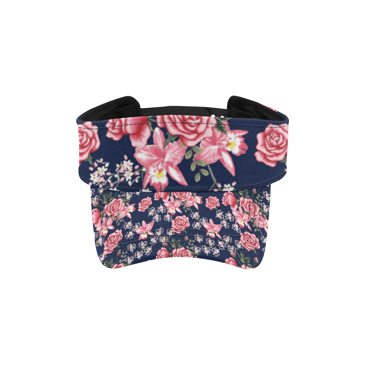 Rose Pattern Print Design A05 Unisex Sun Visor