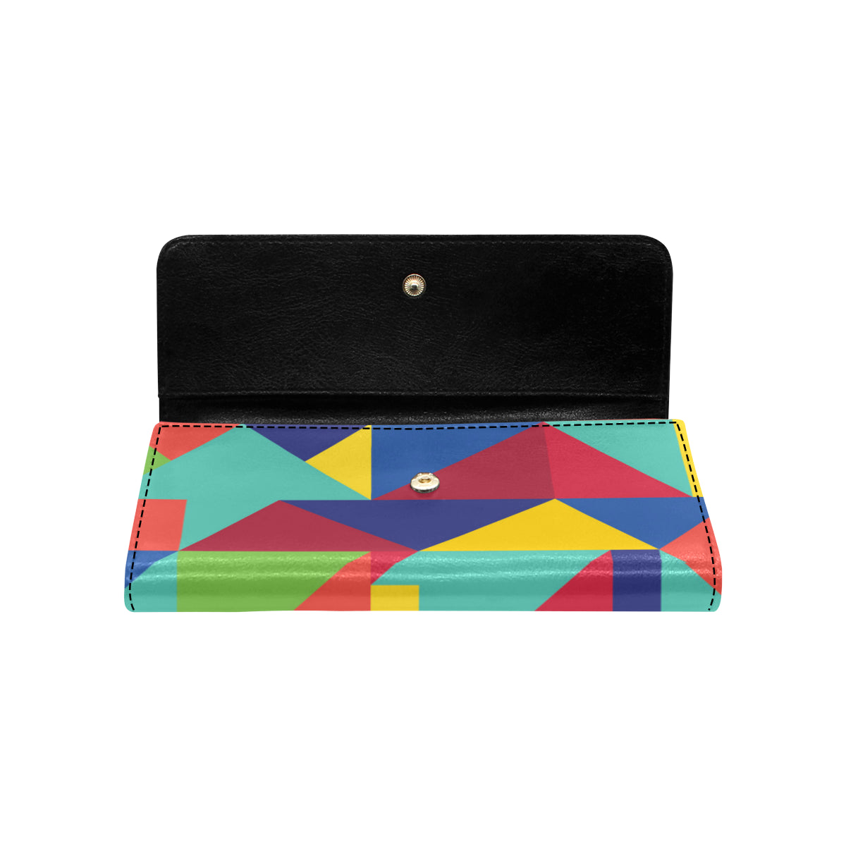 Mosaic Pattern Print Design 01 Women's Trifold Wallet