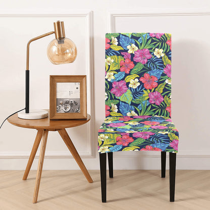 Hibiscus Print Design LKS3010 Dining Chair Slipcover