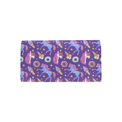 Unicorn Sweety Women's Trifold Wallet