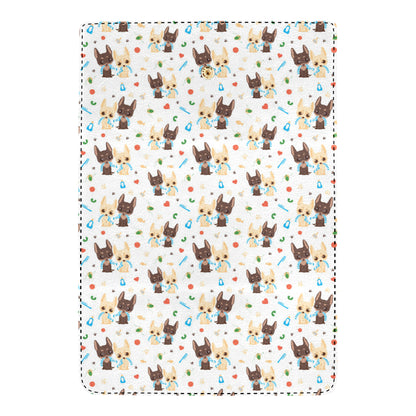 Chihuahua Pattern Print Design 06 Women's Trifold Wallet