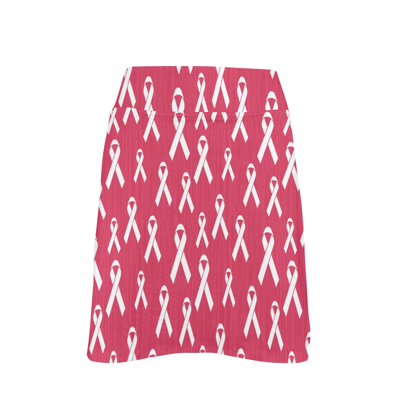 Breast Cancer Awareness Symbol 17" Golf & Pickleball Skort with Pockets