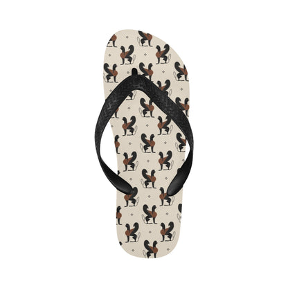 Ancient Greek Print Design LKS3010 Flip Flops