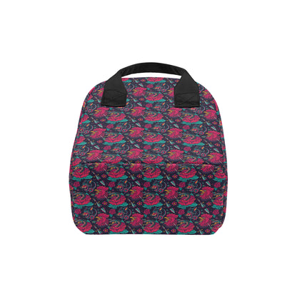 Old School Tattoo Print Insulated Lunch Bag